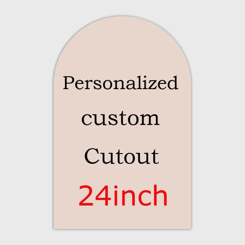 theHappyDay Store Extra Shipping Fee 24inch Custom Arch Backdrop KT Board