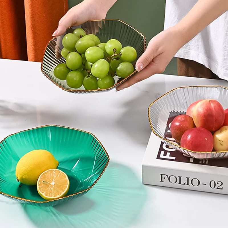 Table Plates For Serving Plates Kitchen Countertop Dish Snack Candy Cake Stand Bowl Food Fruit Plate Tableware Storage Accessory