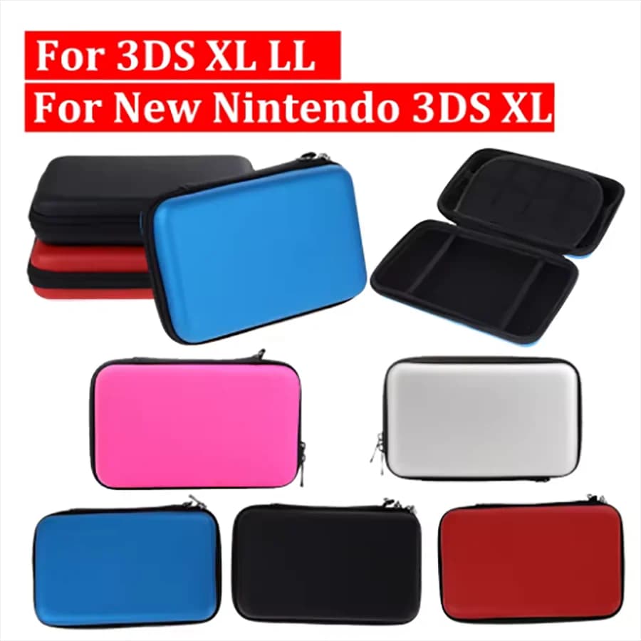 EVA Skin Carry Hard Case Bag Pouch for Nintendo 3DS XL LL Console Protective Cover Portable Storage Bag for New 3DS XL 3DS LL