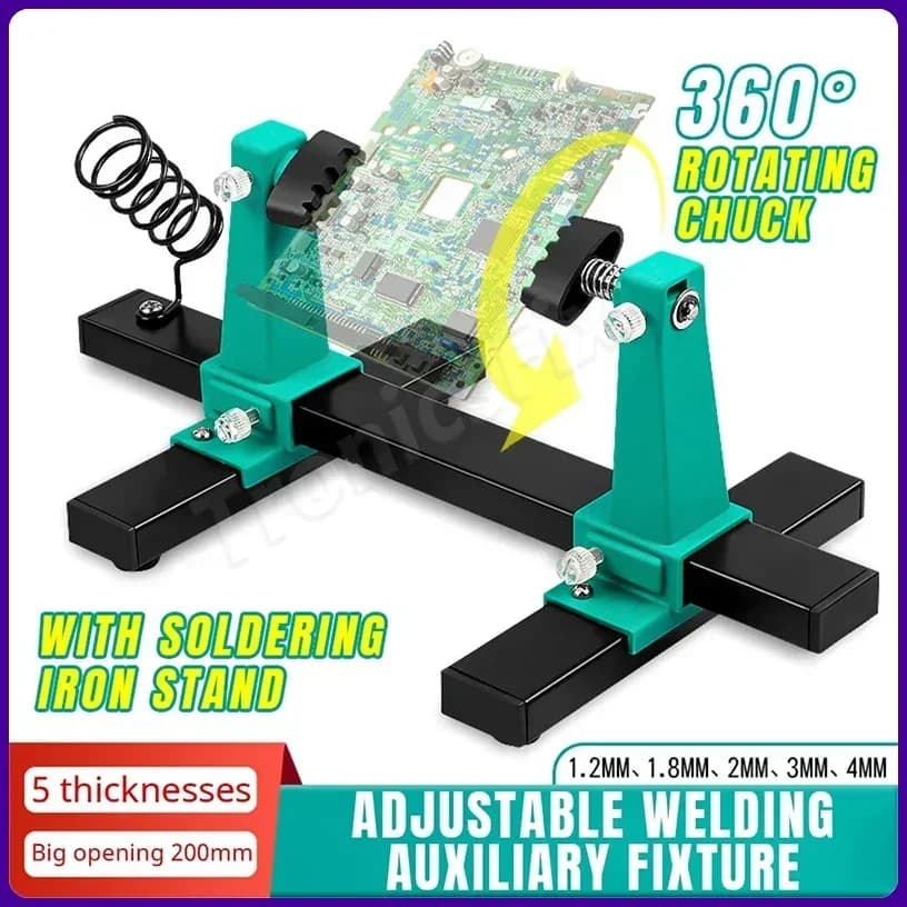 Adjustable MotherBoard PCB Holder 360 ° Rotation Printed Circuit Board Jig Soldering lron Assembly Stand Clamp Repair Tools