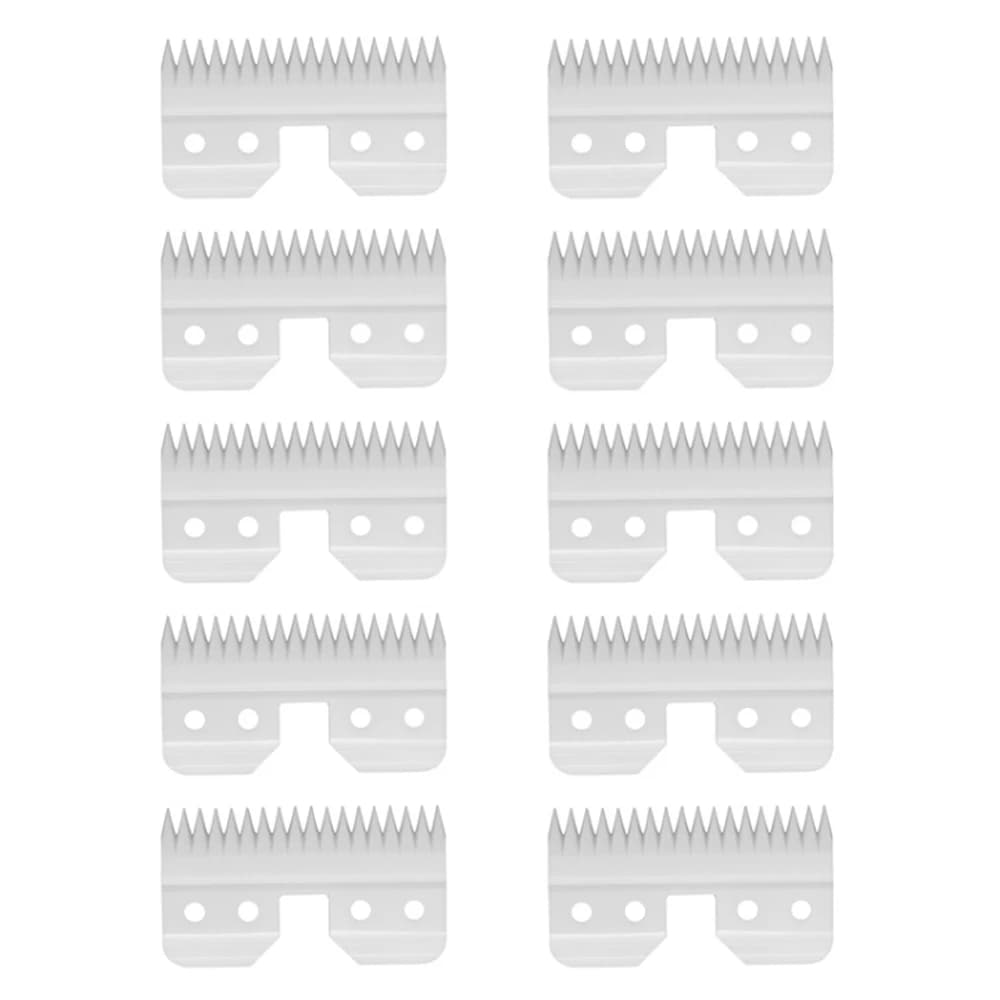 10pcs/lot 18 Teeth Ceramic Cutter Dog Grooming Blade Hair Clipper Blade Ceramic Cutters Pet Grooming Scissors