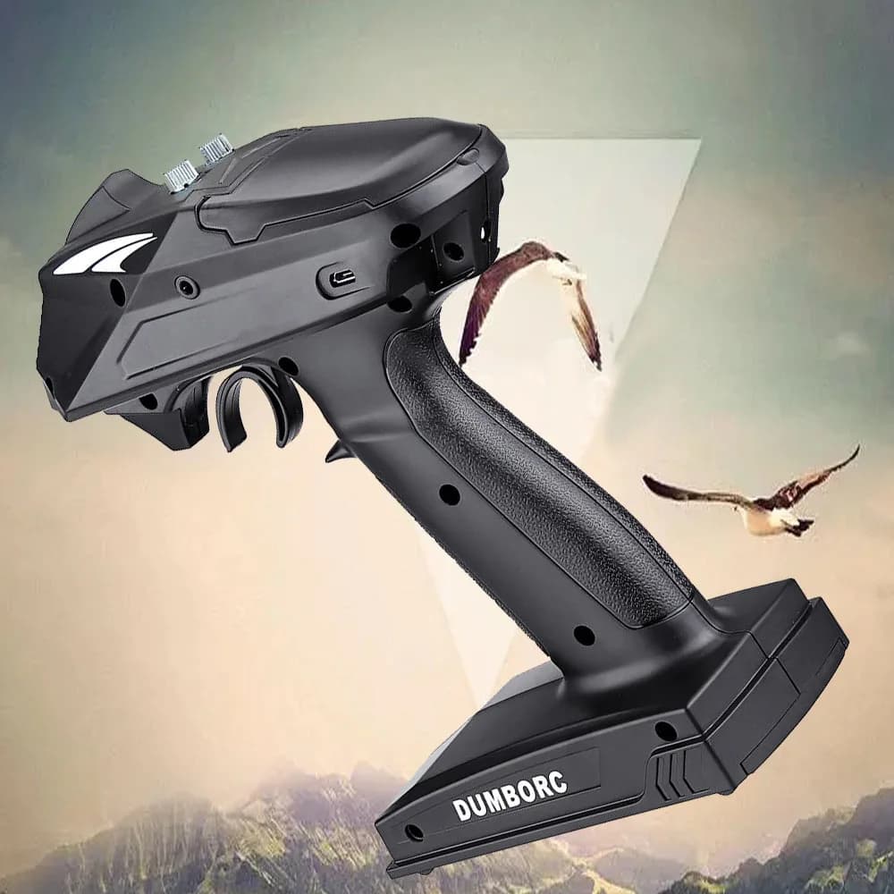 RC X6 X4 X6P 2.4G 6CH Transmitter w/ X6FG Gyro LED Light Set X6F Receiver for 1/10 1/8 Crawler Axial SCX10 D90 RC Car Boat