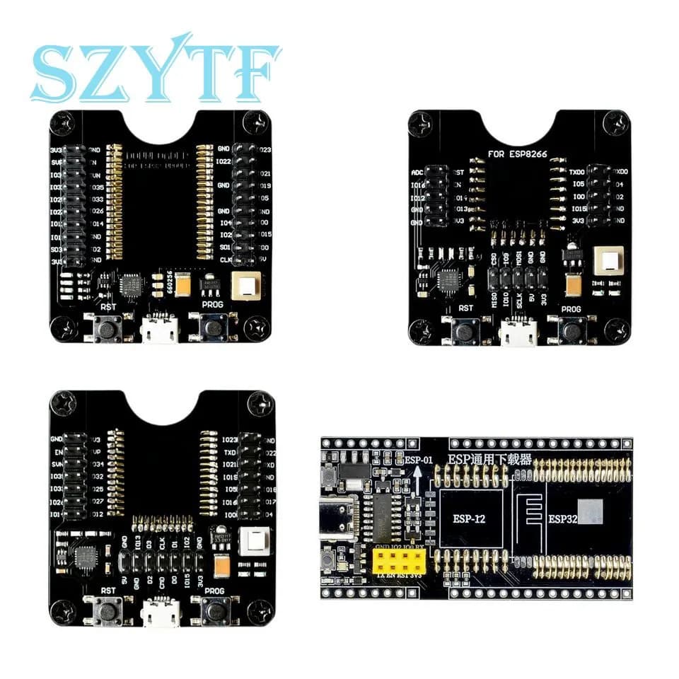 ESP-WROOM-32 ESP8266 ESP32-WROVER Test Burning Tool WIFI One-click Download ESP-12F ESP-12E ESP-07S