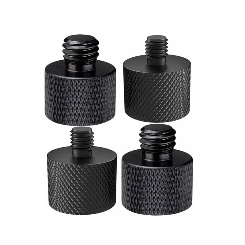 1/4" to 3/8" Male to Female Thread Screw Mount Adapter Mic Stand Thread Adapter Set Camera Flash Tripod Light Stand Adapter