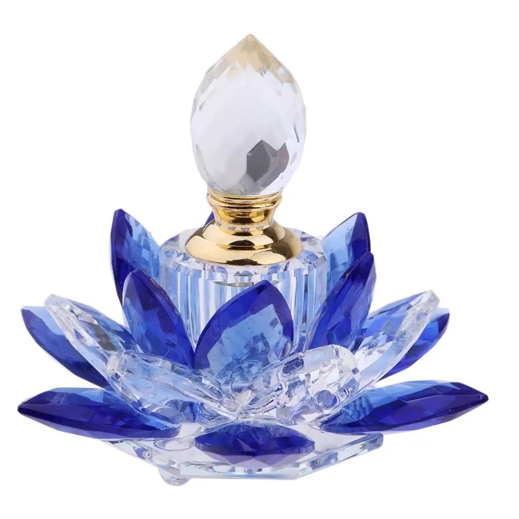 Perfume 5ml Empty Glass Bottle Lotus Flower for Retail Display