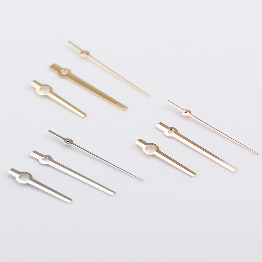 Nh35 Hands Logbook Needles NH35 NH36 Watch Hands Pointer Baton Style Datejust Hands Polished for Automatic Watch 8*12*12.5MM