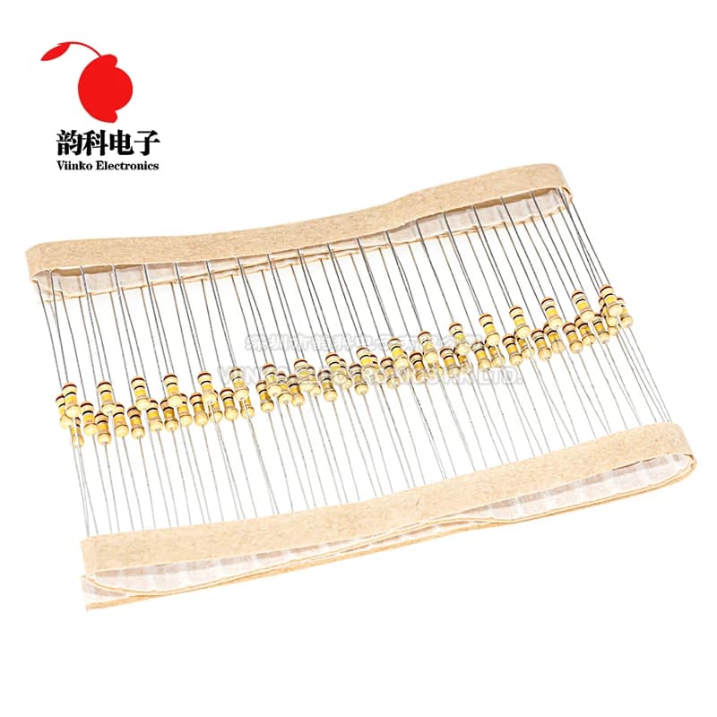 100PCS 1/4W Carbon Film Resistor 5% 0.25W 0R-22M 0 10 100 120 150 220 270 330 470 1K 2.2K 4.7K 10K 100K 470K 1M 10M 20M ohms
