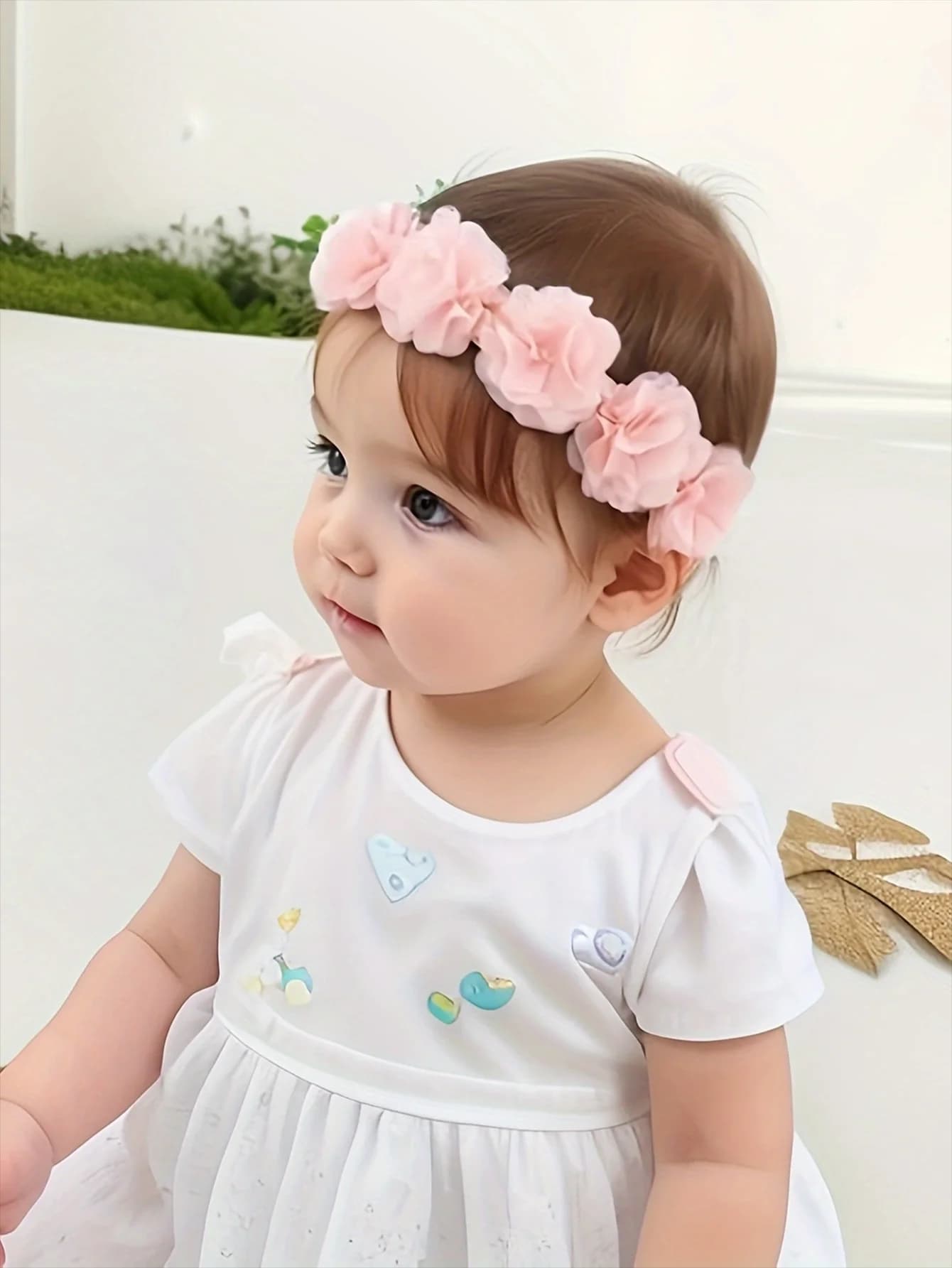 Solid Chiffon Flower Baby Girl Headband Cute Fashion Hair Band for Newborn Kids Soft Turban Baby Headwear Hair Accessories Girls