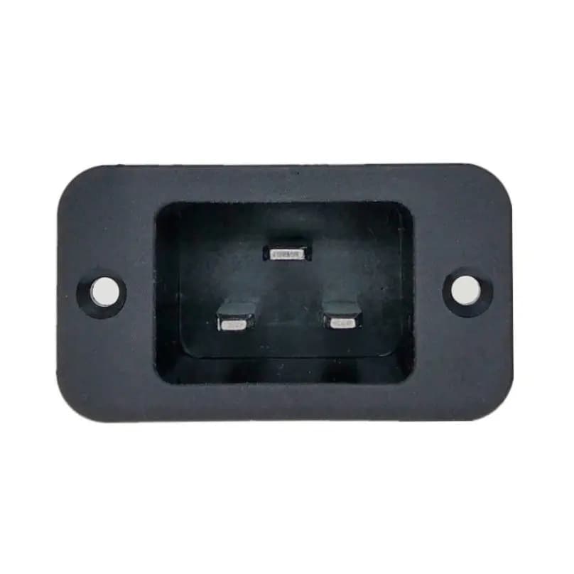 IEC C20 Male Panel Screw Mount Industrial Inlet Power Plug Socket AC250V 16A