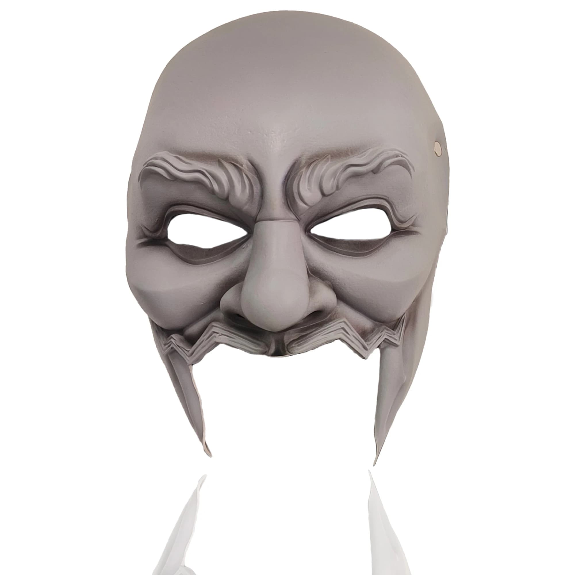 Uncle Howdy Latex Cosplay Mask Realistic Wrestler Mask Halloween Costume Accessory, Large, Grey
