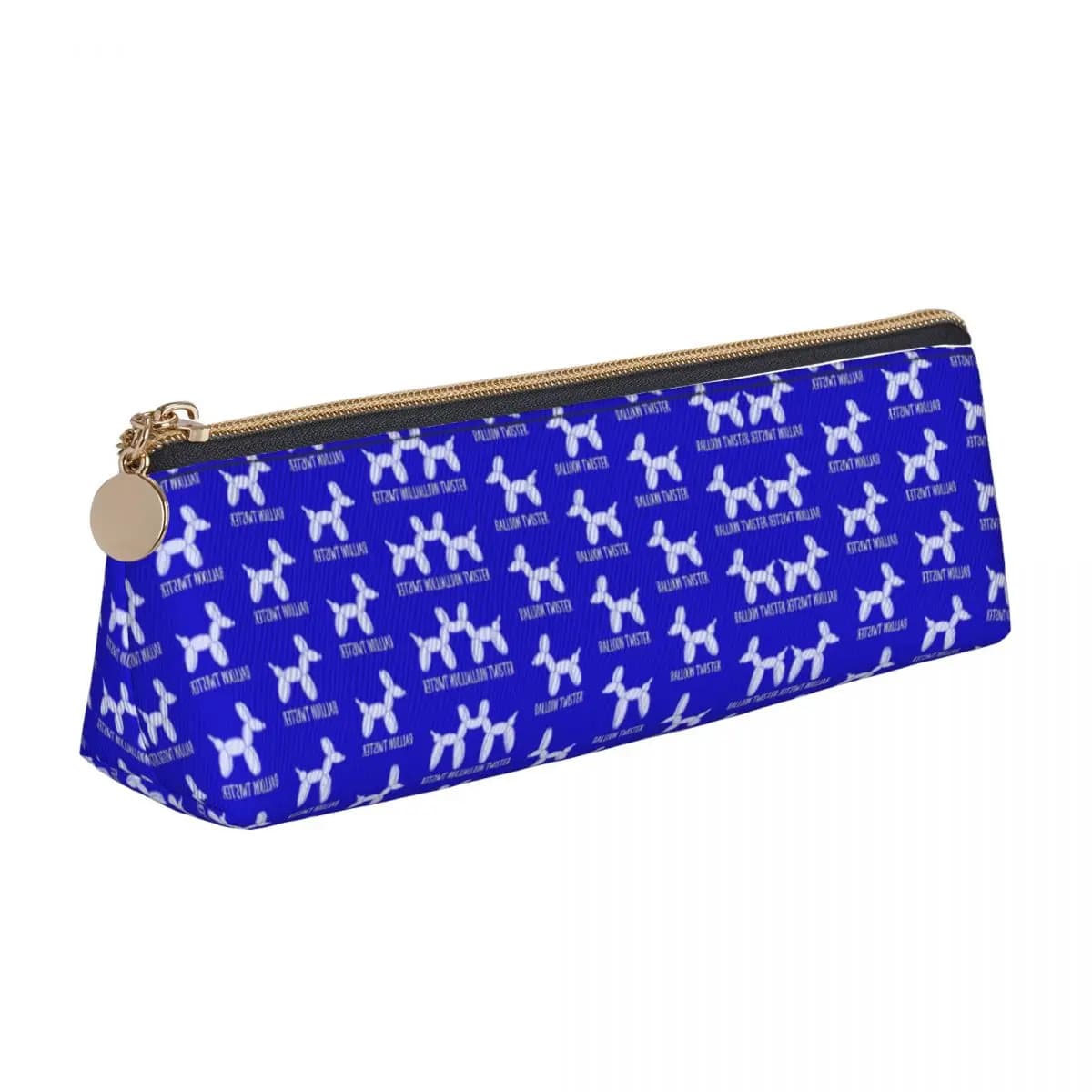 Balloon Twister Pencil Case White And Blue Portable Pencil Box Boy Girl Zipper Lovely School Pencil Cases Design Supplies