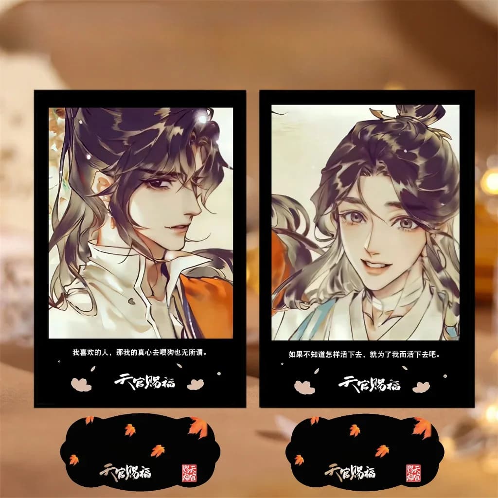 Animation Derivatives Acrylic Large Standing Plate Xie Lian San Lang Pity Classic Quotes Black Card Festival Gift for Friend