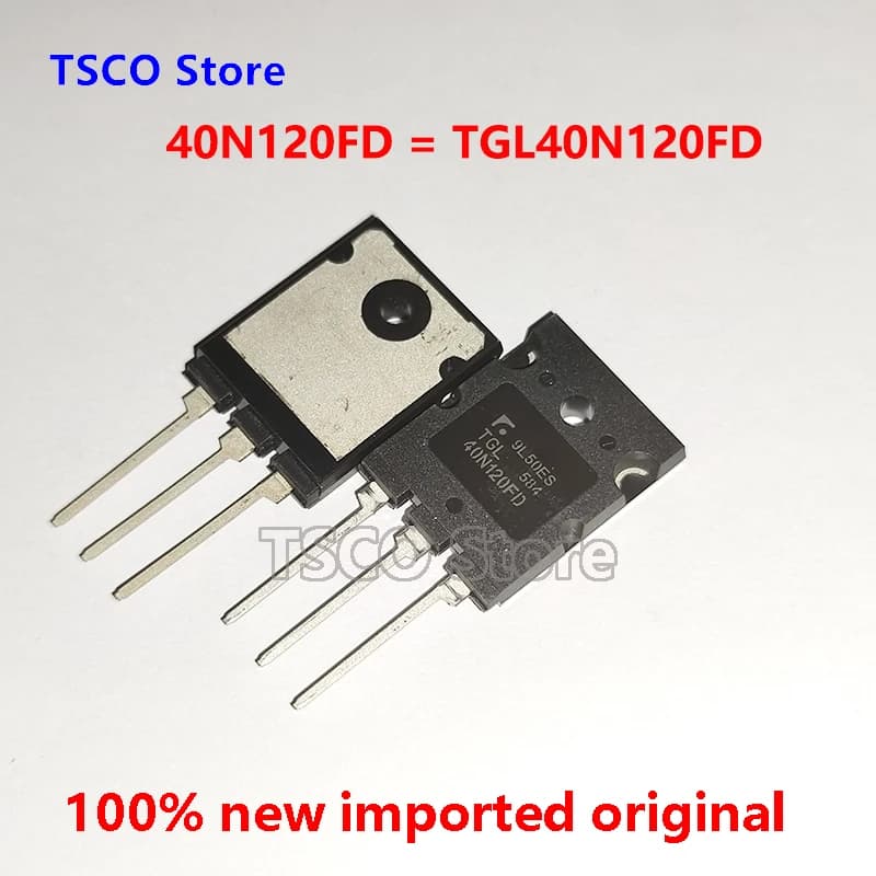 5-10piece 40N120FD TGL40N120FD 40N120 100%New Origiail IGBT 40A 1200V TSCO