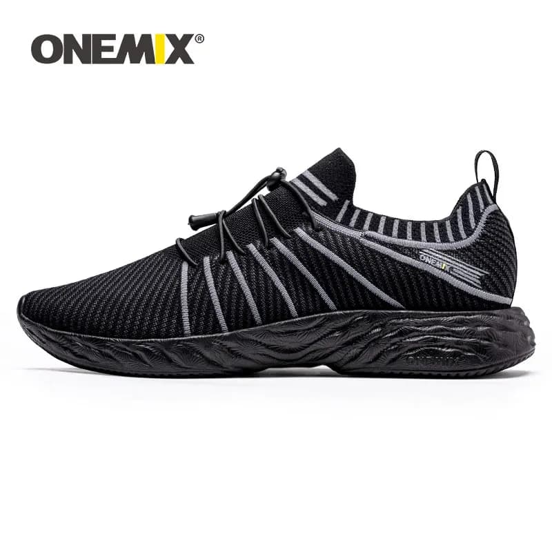 ONEMIX 2024 Men Running Shoes Non-slip Shock Absorption Sneaker Lightweight Tennis Shoe Waterproof Man Breathable Casual Shoes