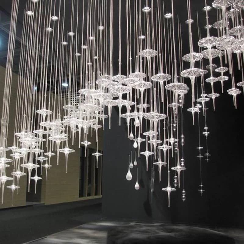 Unique Creative Project Chandelier light For Hotel Restaurant Wedding Decoration big Hanging Lamp Pendant Light Stair Chandelier