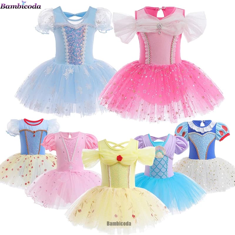 Girl Princess Dress Up Birthday Fancy Fairy Toddler Rapunzel Alice Child Costume Party Dresses Baby Ballet Tutu Kids' dresses