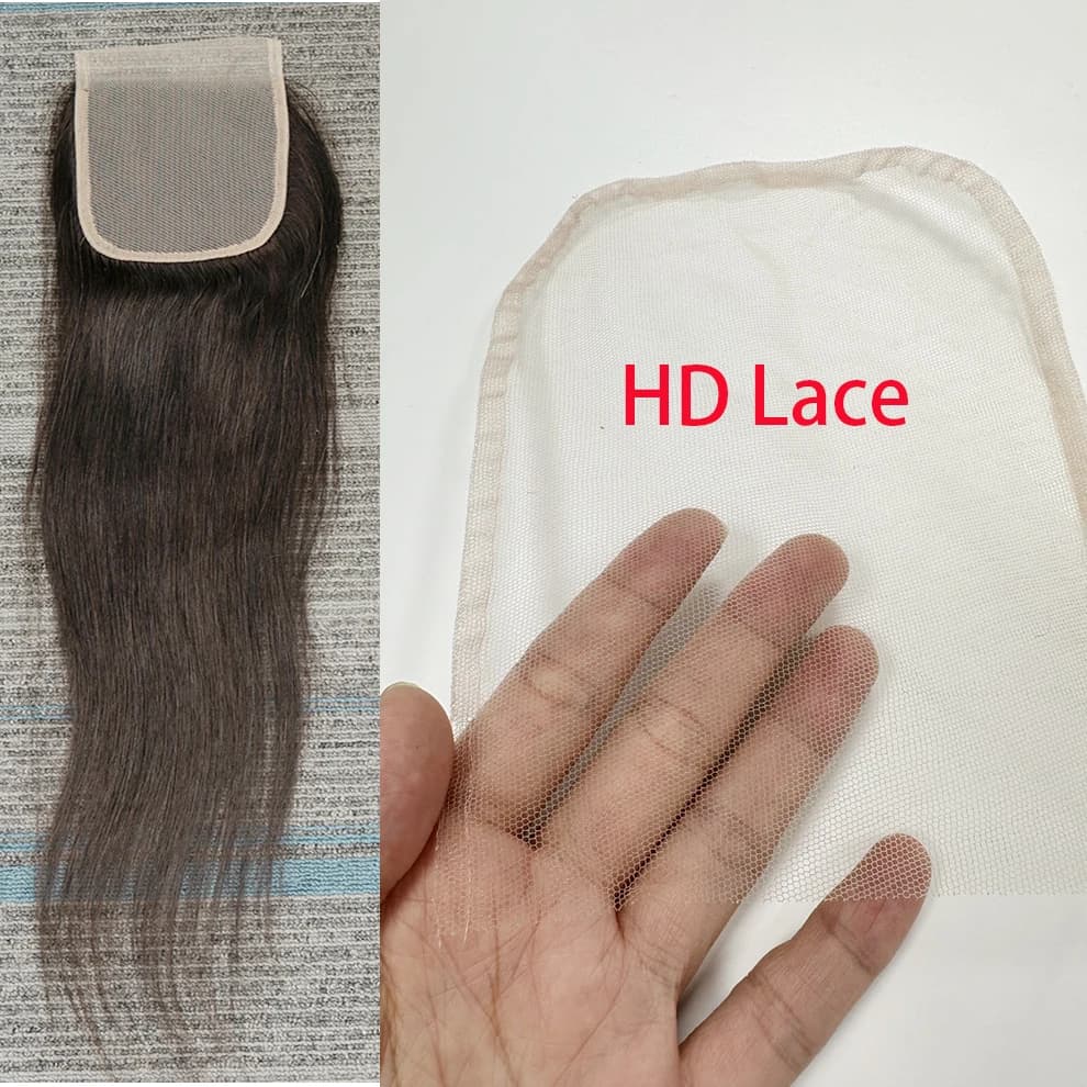 Cheap Hd Swiss Lace Closure Lace Frontal 4x4 5x5 13x4 13x6Brazilian Hair Closure Brazilian Human Hair weave bundles With Closure