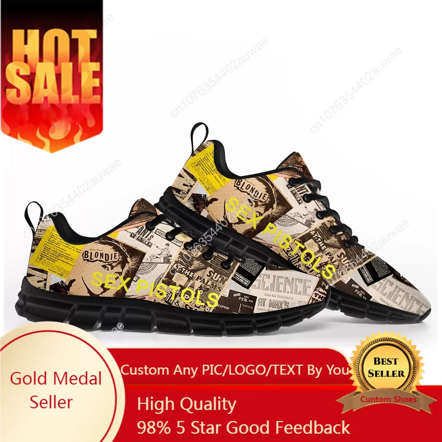 Sex Pistols Punk Rock Band Sports Shoes Mens Womens Teenager Kids Children Sneakers Casual Custom High Quality Couple Shoes