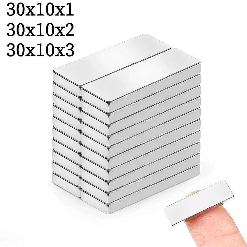 Magnet 30x10x1/2/3mm NdFeB Block Powerful Strong Permanent Magnetic Imanes Neodymium Magnets Aimant Puissant Imanes De Neodimio