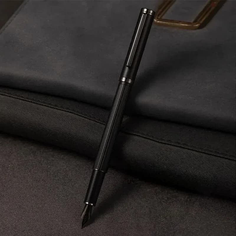 Luxury Fountain Pen Fine Nib Classic Design Metal Pen with Converter Perfect Weight Ink Pen for Smooth Writing