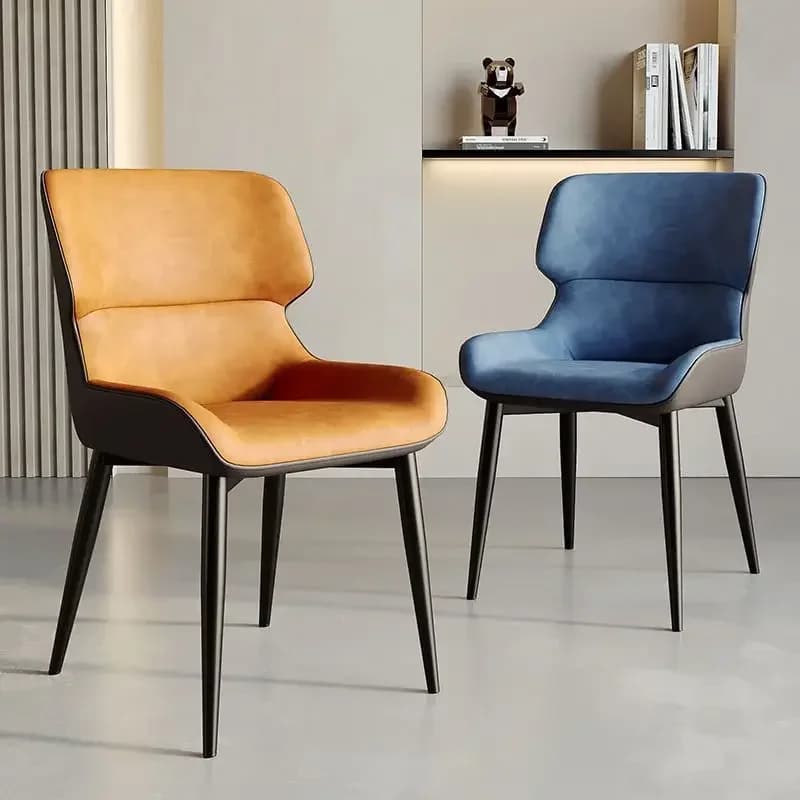 Nordic Light Luxury Dining Chair Technology Cloth Office Chair Modern Simple Home Comfortable Vanity Chair