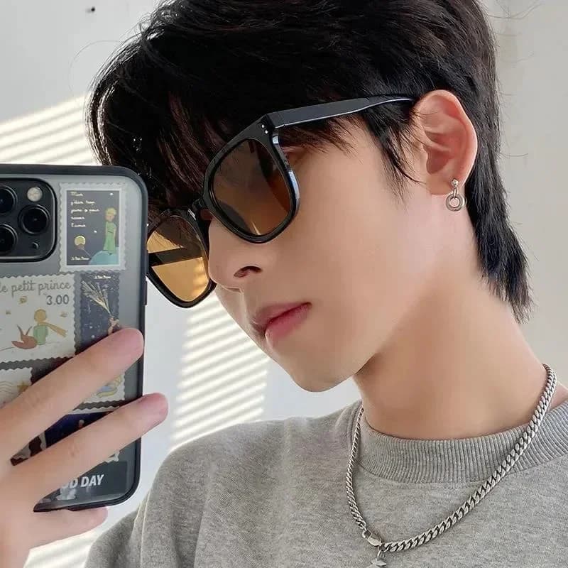 Men Sun Glasses Men Outdoors Fashion Sunglasses Resin Anti-reflective Sunglasses for Women