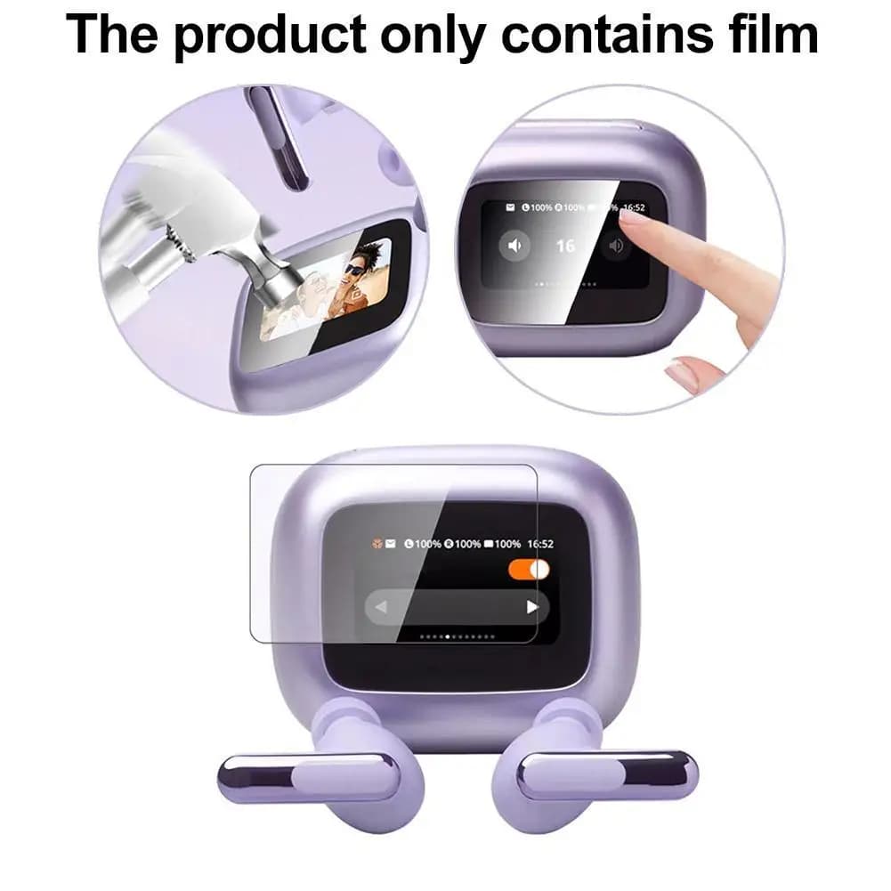For Live Beam 3 LCD Screen Film Smart Bluetooth Headset Film Screen 9H Explosion-proof Soft Film Accessories