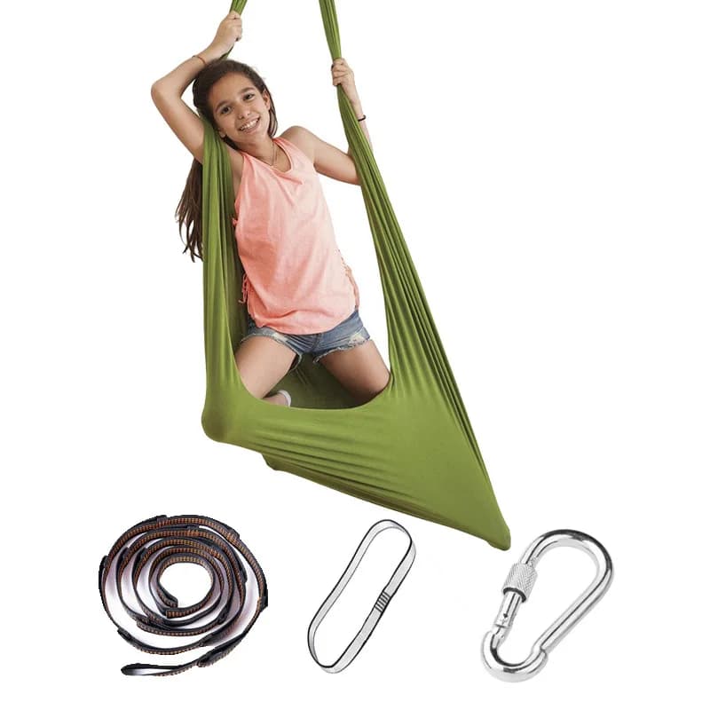 Children's hammock sensory swing adjustable indoor yoga adult outdoor training hammock 280*100cm