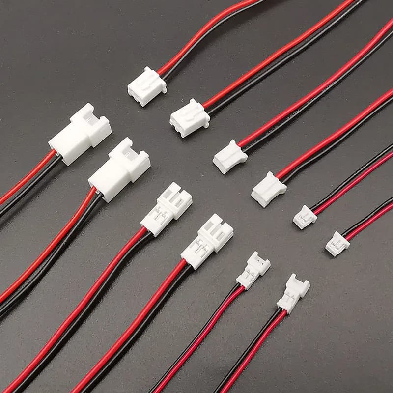 5/10Pairs Mini Micro JST 1.25mm / PH 2.0mm / XH 2.54mm Pitch 2 Pin Male Female Plug Connector With Wire Cables
