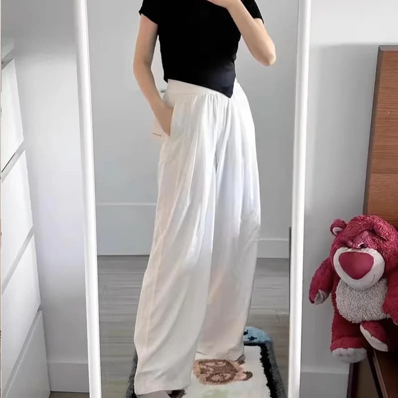 Yoga Pants Loose Casual High Waist Sweatpants Fitness Running Wide Leg Pants Sweatpants