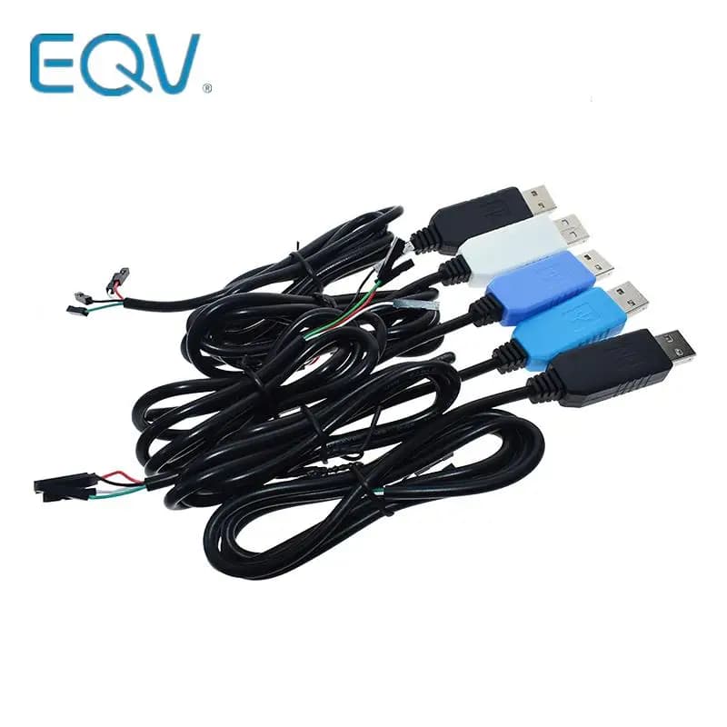 PL2303 USB to UART TTL Cable Module FT232RL PL2303HX USB Transfer to TTL RS232 Serial Port Adapter Module CH340 Download cable