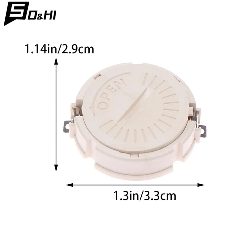 1Pc High Quality SMD CR2450 Coin Cell Holder With Cover 2 Pins BS-2450-4 For Button Cell Coin Holder Socket
