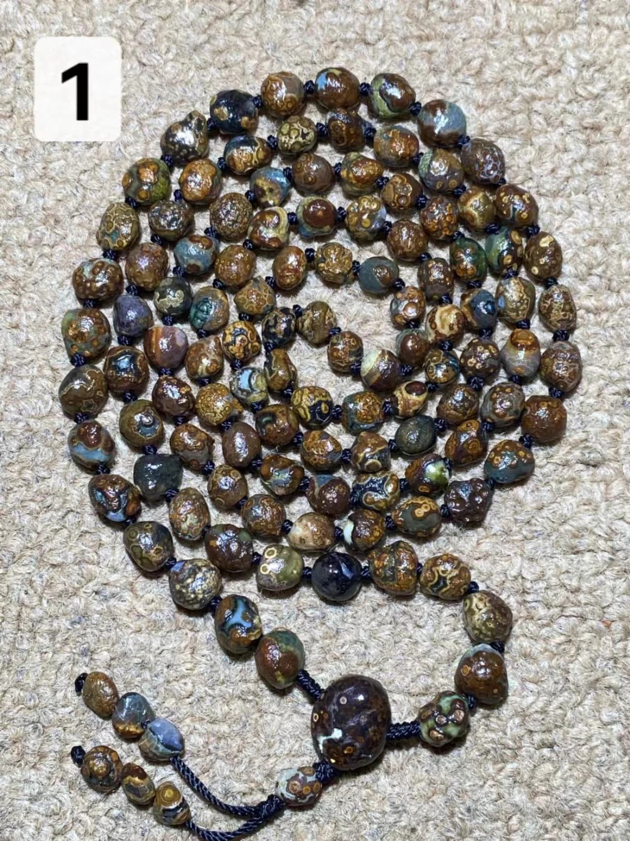 1pcs/lot Natural Gobi Agate Rough Stone with Pendant Necklace World Treasure Collection Magical Strong Energy Amulet Unique