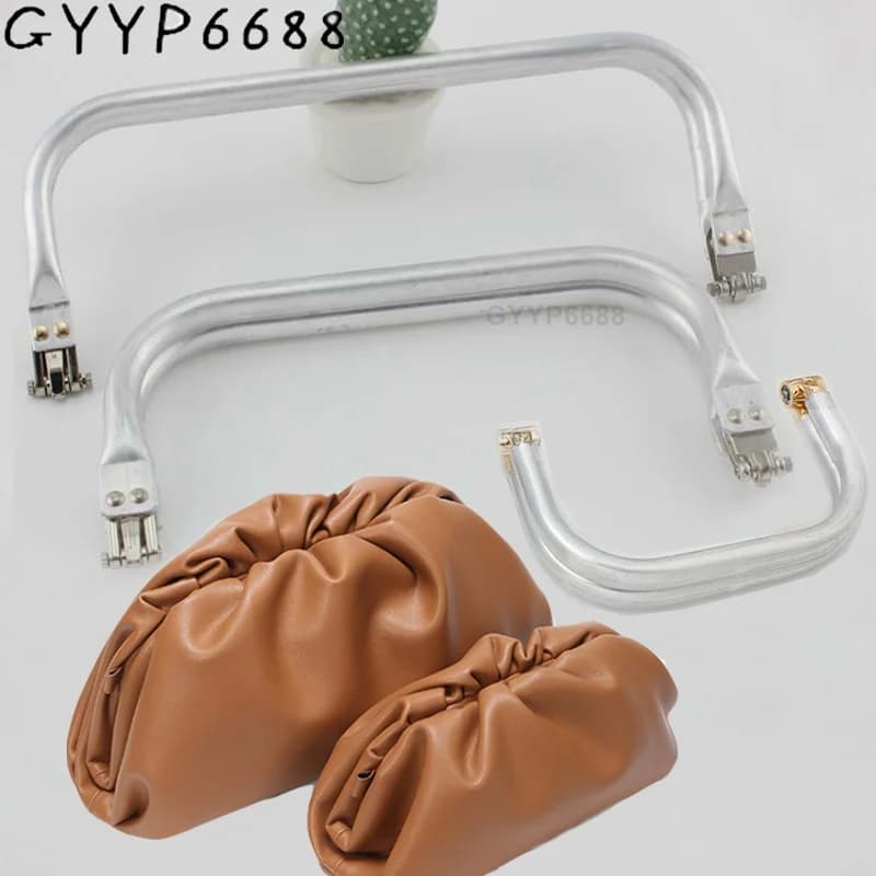 2-30 pieces,Medium 6inch 7.5 inch 8 inch Large 10 inch light weight aluminum tube clutch bag frame,Classical pouch new frames