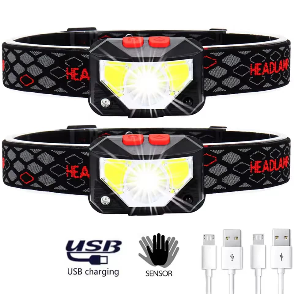 Rechargeable Led Headlamp Cool Camping Gear Fishing Cap Light Long Lasting Rechargeable Lamps High Power Led Flashlight Lamp