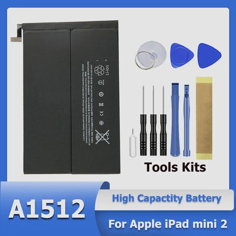XDOU High Quality Tablet Battery A1512 For iPad mini 2 Retina Mini 3 A1489 A1490 A1491 A1512 A1599 A1600 A1601 + Tools