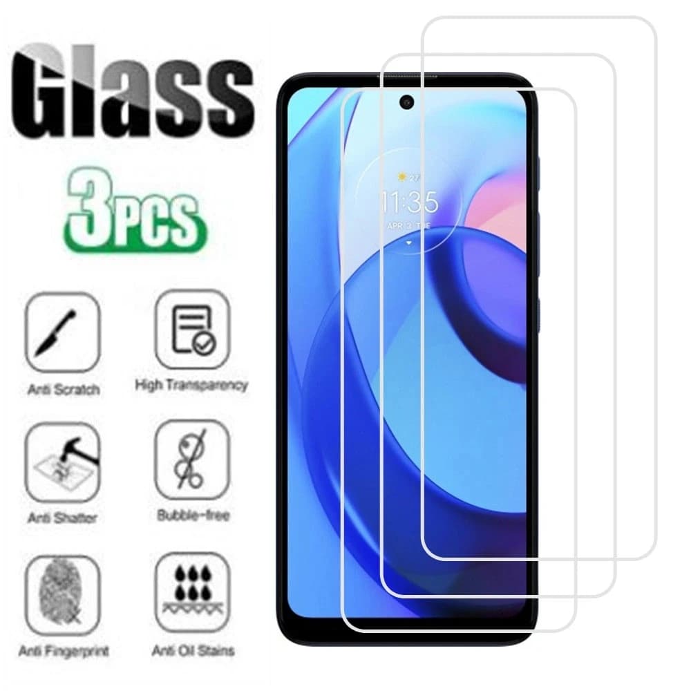 3PCS Tempered Glass For Motorola Moto G5S Plus G 5G Plus Fast Stylus Power Pro Pure 2023 2022 2020 2021 Screen Protector