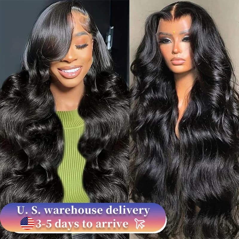 HD Transparent 13x4 13x6 Body Wave Lace Front Wig Pre Plucked 38 40 Inch Lace Frontal Wig Human Hair For Women 13x5 Closure Wig