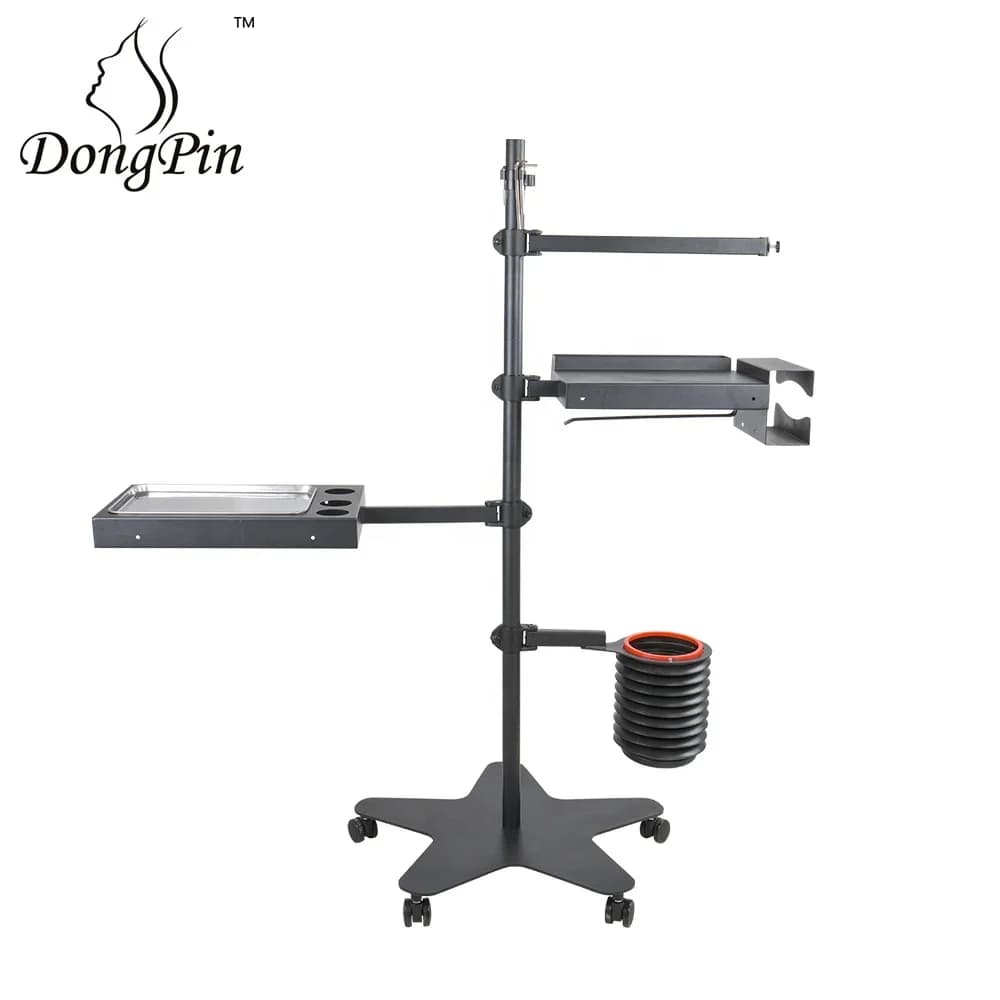 USA stock 360 swivel tattoo workstation tool cart the accessory stand for tattoo multifunction