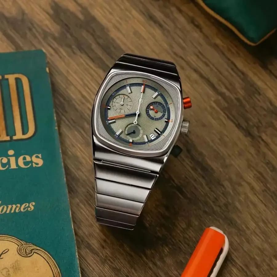 2025 new square men's watch niche light luxury men's high-end men's watch trendy watch