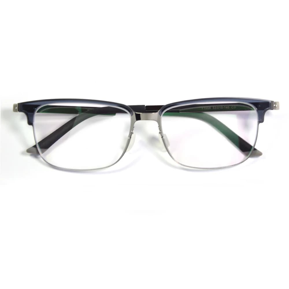 Super Light Flexible Screwless Structure Optical Eyeglasses Frame Men Trendy Rectangle Minus Diopter Glasses