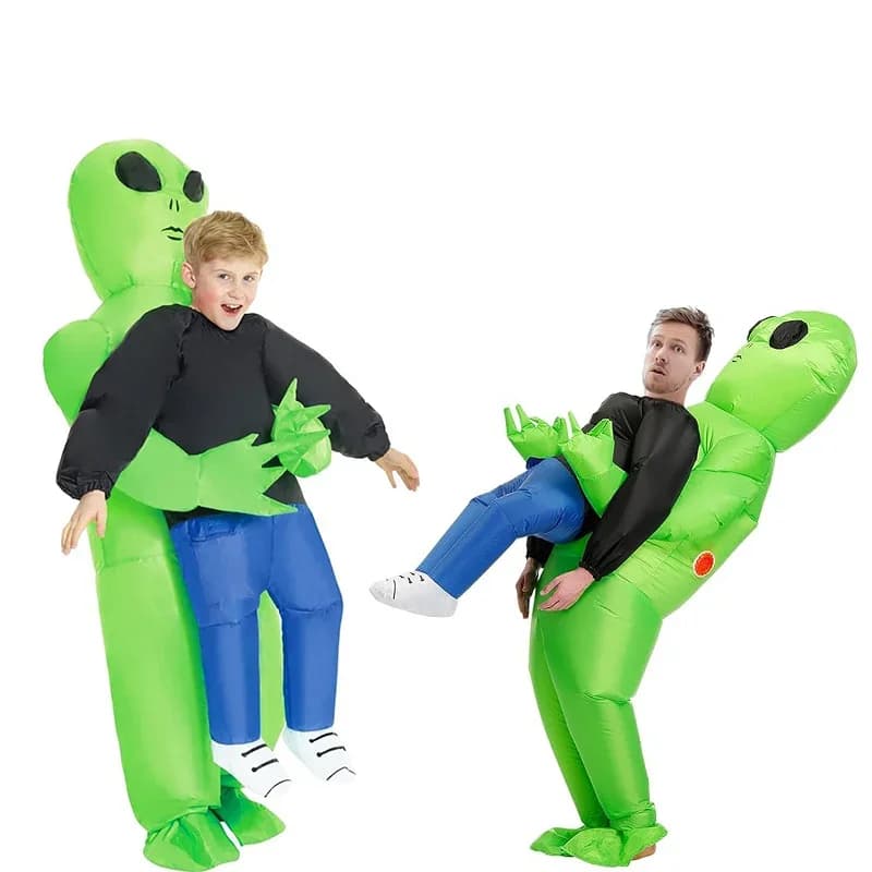 ET-Aliens Inflatable Costume Scary Monster Cosplay for Kids Adult Christmas Thanksgiving Party Stage Festival Children Clothing
