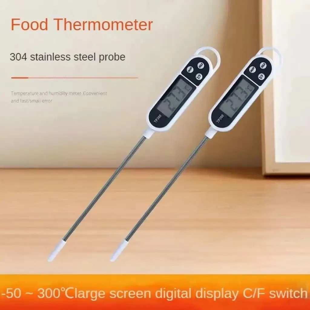 Digital Kitchen Thermometer Digital Temperature MeasuringTool for Meat Electronic Food Thermometer LCD Display Food Thermometer