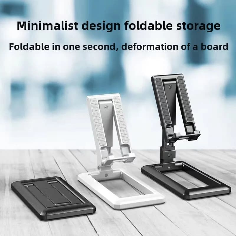 Foldable Adjustable Desktop Lazy Phone Stand for iPad Universal Large Screen Mobile Rotate Base Portable Mini Tablet Holder