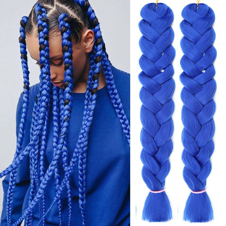 82 Inch Jumbo Braiding Hair Synthetic Xpression Braid Crochet Hair Extensions 165g Pre Stretched Braid Wholesale For Women