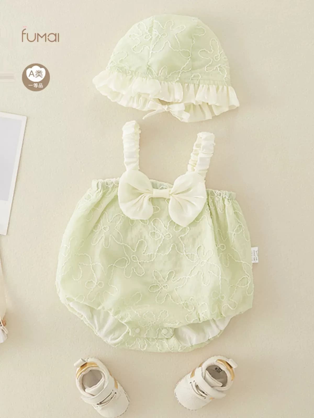 Full moon one year old baby clothing summer clothing female baby princess shooting clothing 신생아사진