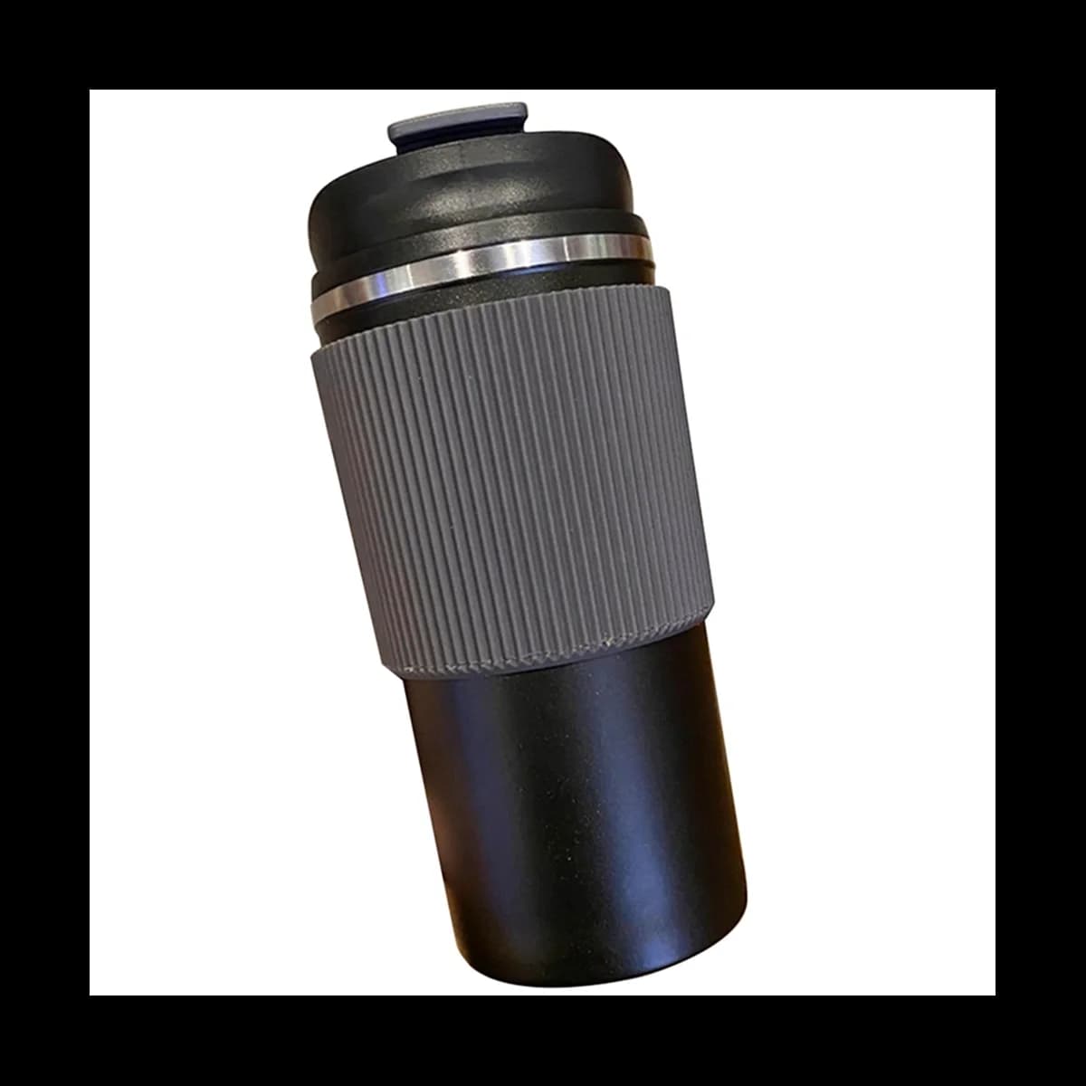 Stainless Steel Cup Fashion Simple Coffee Cup with Silicone Case Portable Water Cup Vacuum Cup