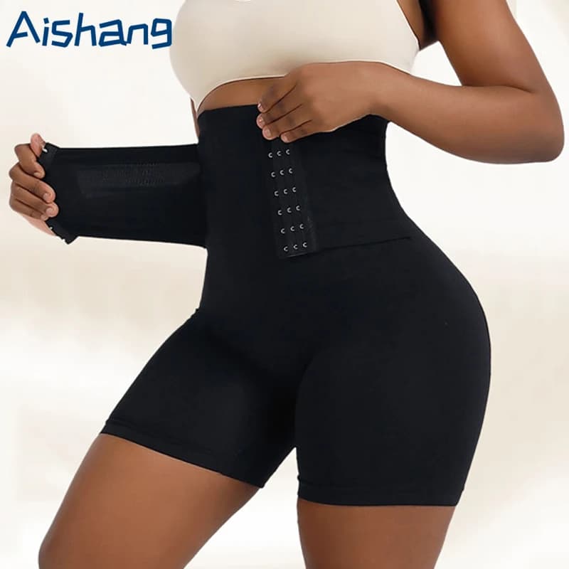 Shapewear for Women Tummy Control Body Shaper Fajas Shorts with Hook Butt Lifter Panties High Waisted Underwear Slimming Panties