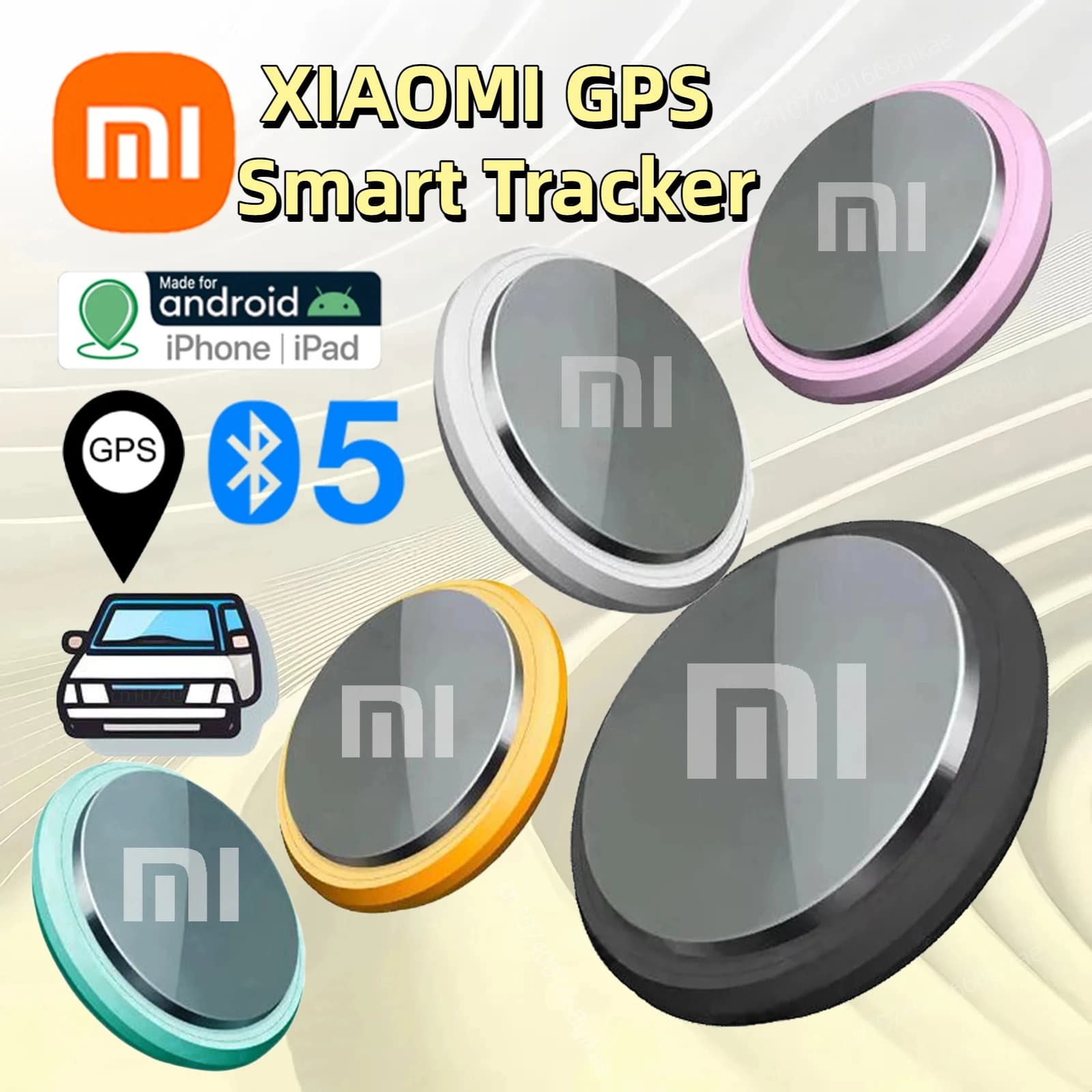XIAOMI GPS Smart Tracker Elderly Children Anti-Lost Reminder Device Pets Bag Wallet Bluetooth Locator For Apple Android Finder