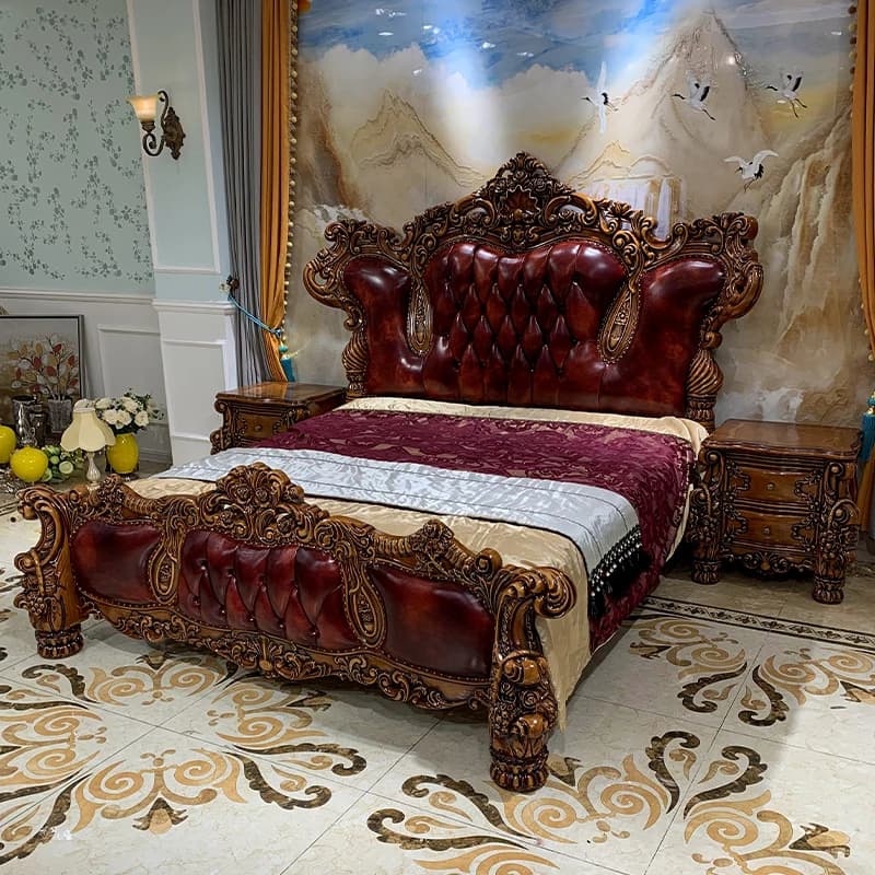 Design Multifunctional Bed Beauty Massage Castle Modern Bedroom Bed Queen Headboards Sleeping Camas De Casal Salon Furniture